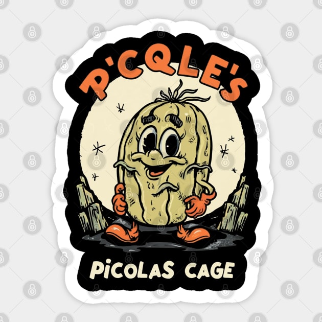 Picolas Cage Sticker by Aldrvnd